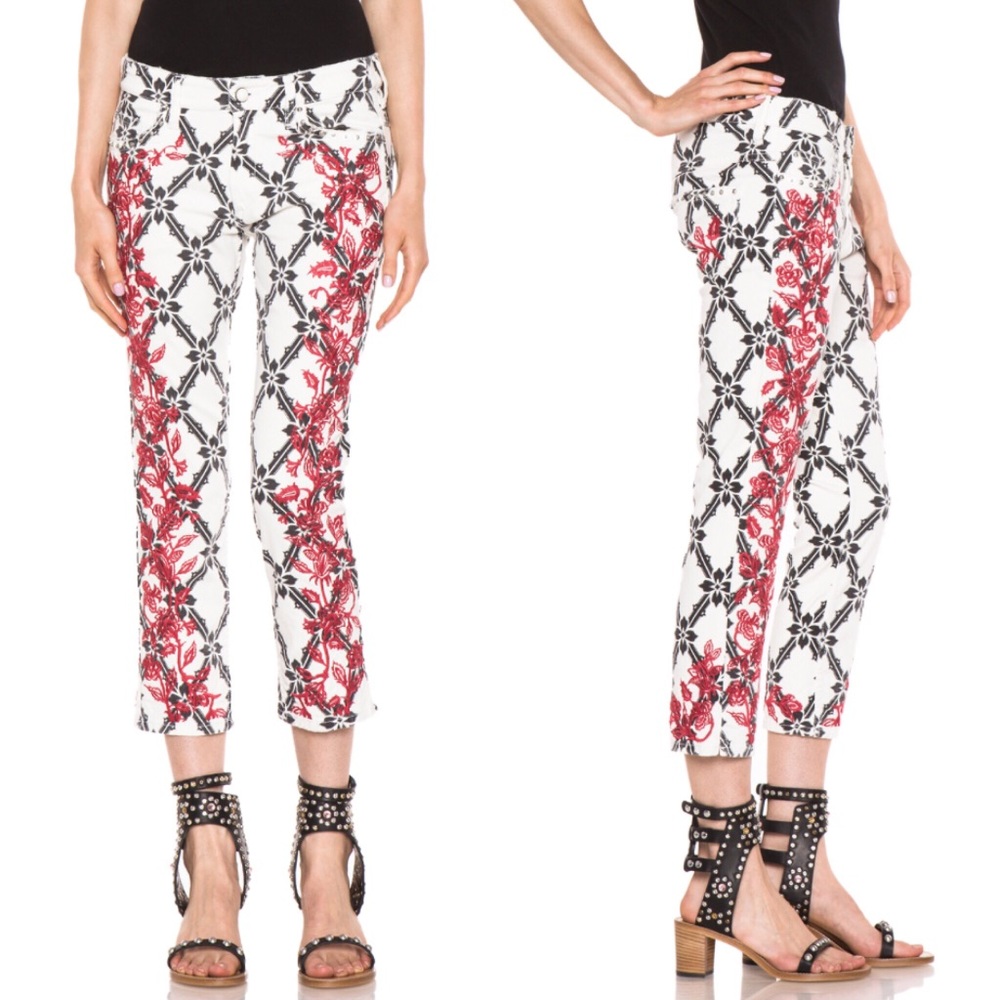 Isabel Marant Godart Embroidered Jeans - Picture 2 of 8